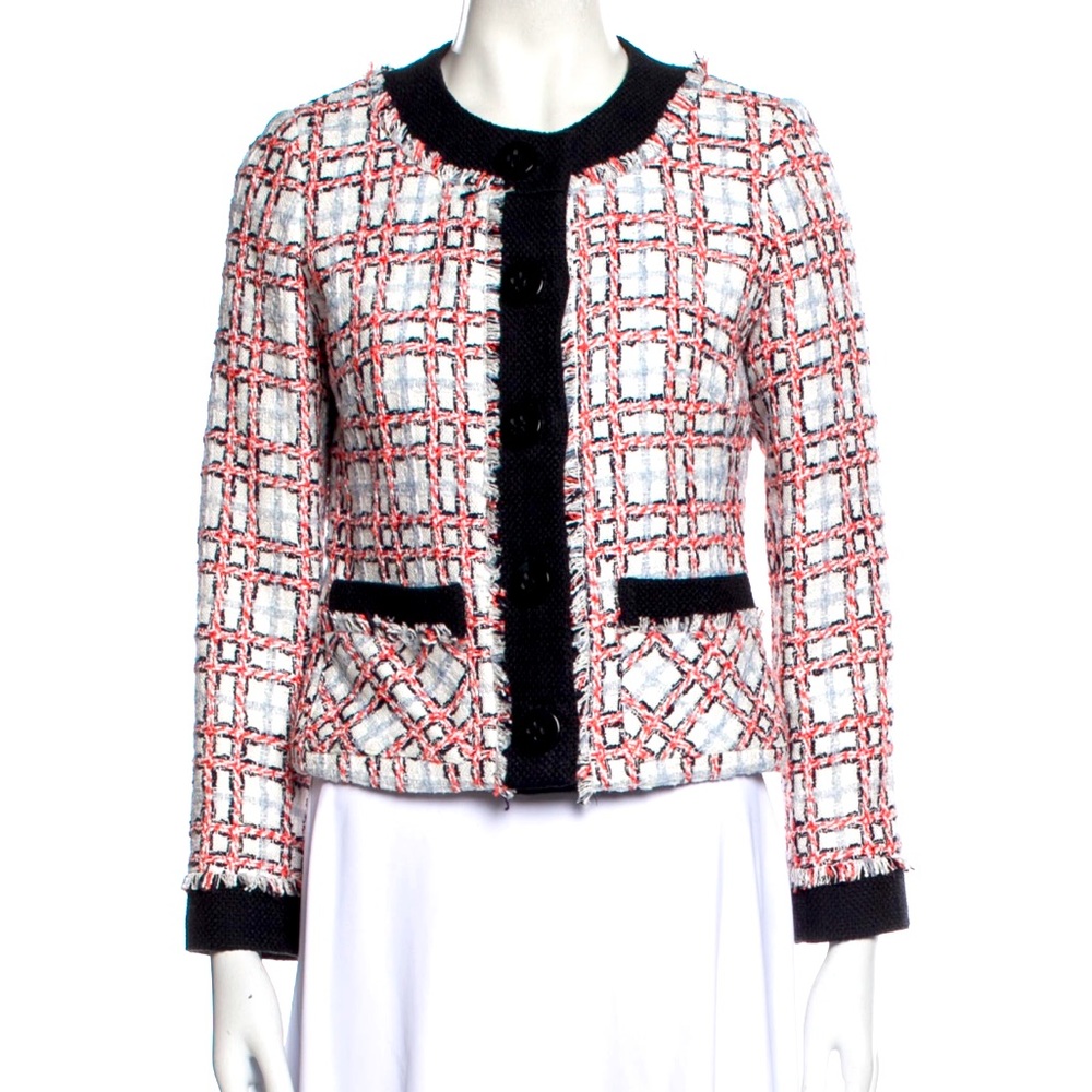 Milly Tweed Pattern Jacket - image 1